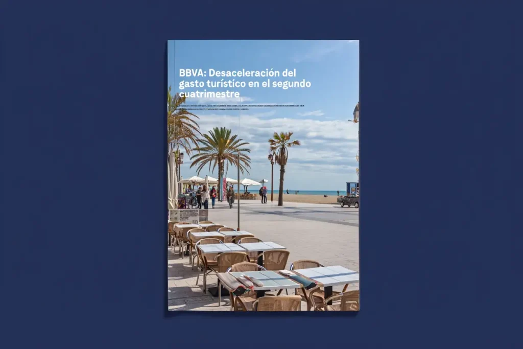 BBVA detecta una desaceleración del gasto turístico en el segundo cuatrimestre