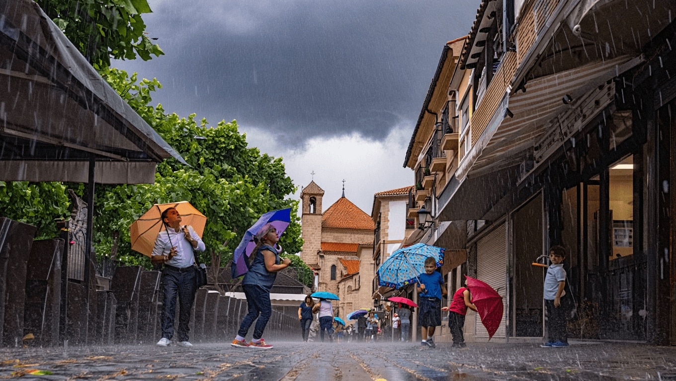 La AEMET avisa de lluvias «persistentes y fuertes» en estas zonas de España: lo que llega da miedo