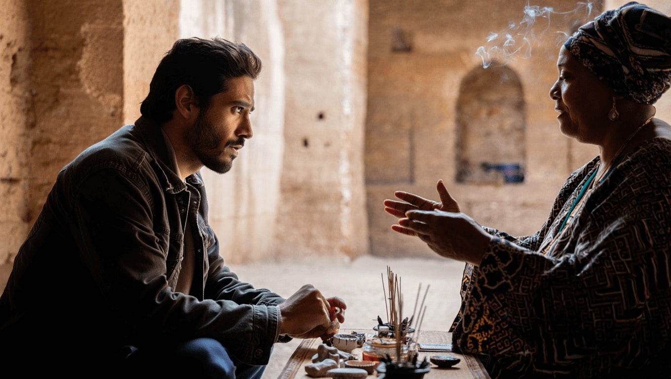 Coto Matamoros y una vidente en el pueblo fantasma de El Alamín: «¿Los espíritus pueden cambiar de sexo?»