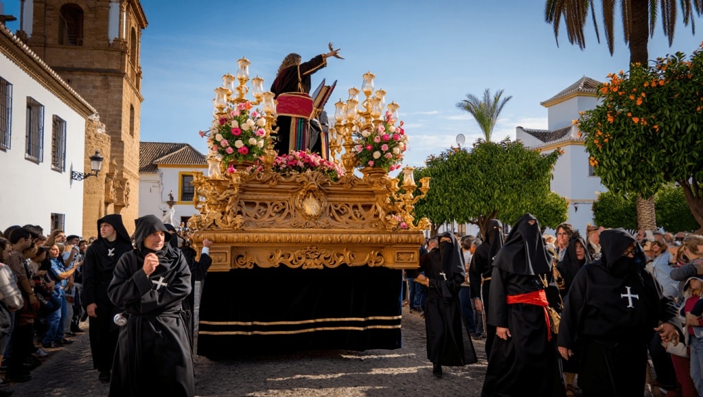 Los andaluces brindan por el tiempo de Semana Santa: tiempo de verano y procesiones a salvo