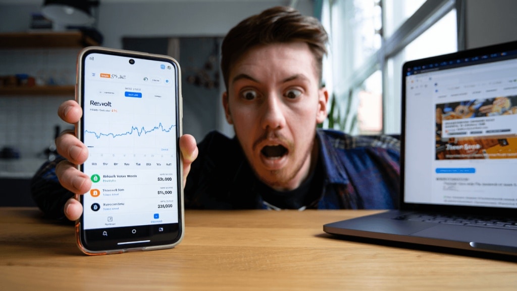 Revolut registra en su broker una caída de Bitcoin de un 51% hasta los 39.000 dólares
