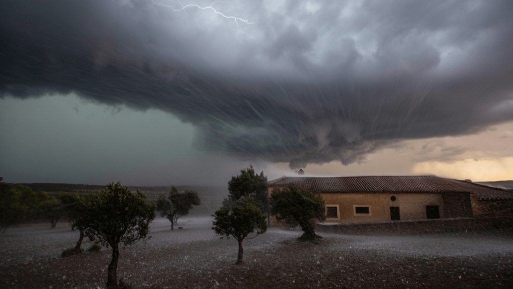 España se prepara para recibir dos DANAS muy fuertes que van a dejar peligrosas tormentas y granizo en estas partes del país