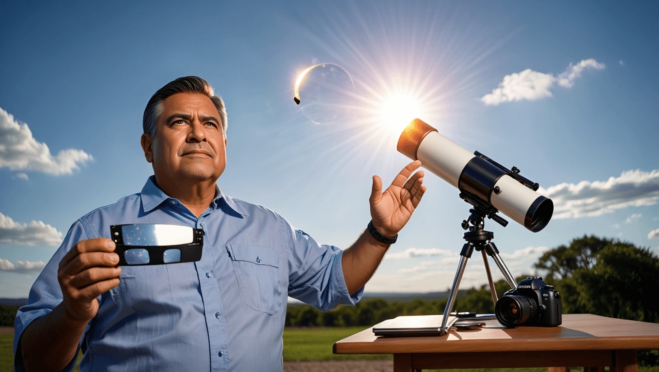 Roberto Brasero, meteorólogo, sobre el eclipse de este verano: «El 30 de abril tienes una oportunidad perfecta para ensayarlo»