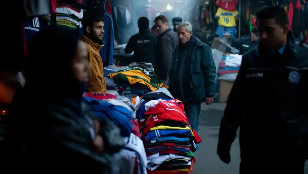 Camisetas falsas del mundial: agujero de 12.000 millones en la moda